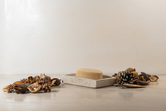 Portasapone effetto pietra